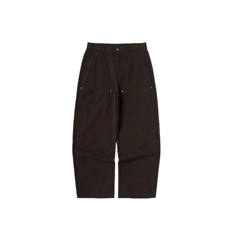 Street Loose Cotton Cargo Pants-10