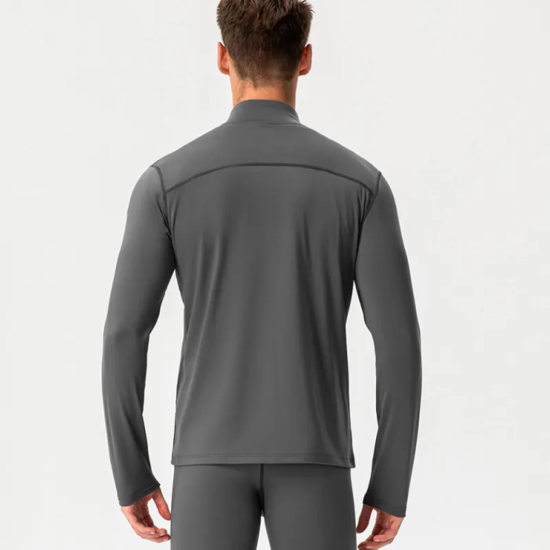 Fashionable Zipper Nylon Fitness Clothing-3
