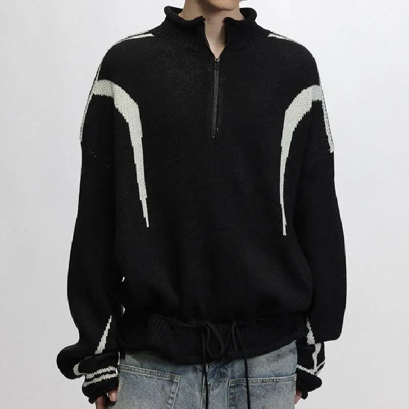 Plain Loose Sweater-6