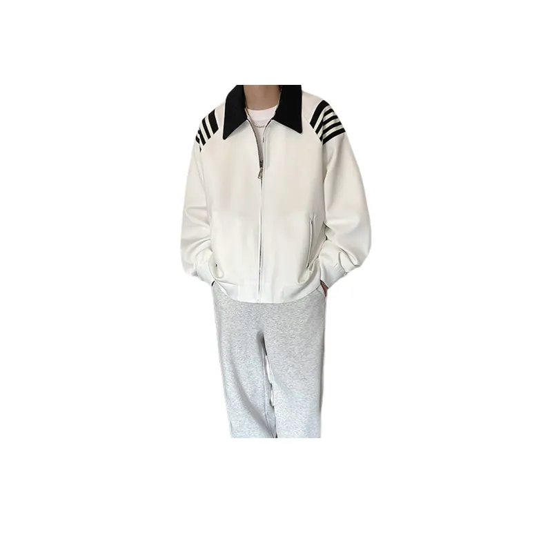 Loose Patchwork Jacket-3