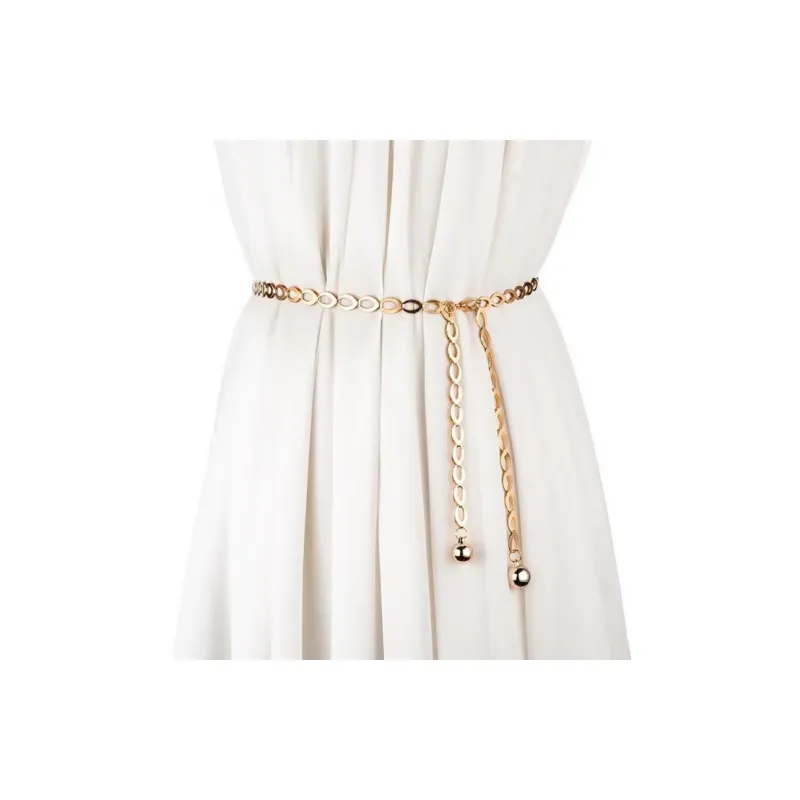Simple Metal Waist Chain Women-1