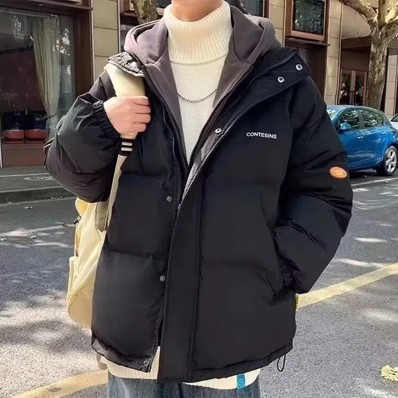 Simple Casual Quilted Jacket-3