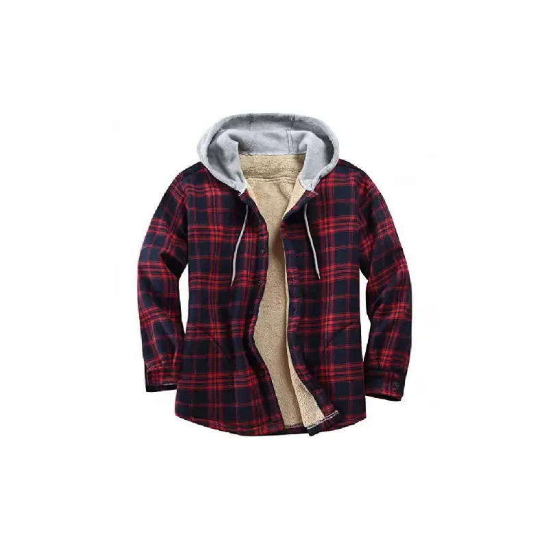 Casual Plaid Loose Jacket-0