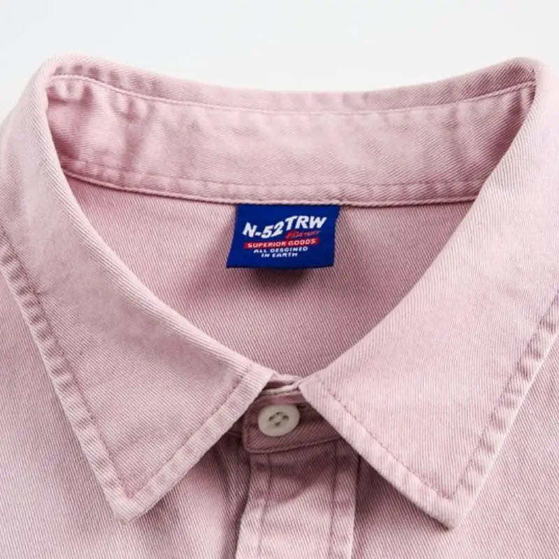 Casual Long Sleeve 100% Cotton Shirt-8