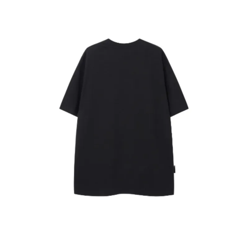 Casual Flame Letter Print T Shirt-5