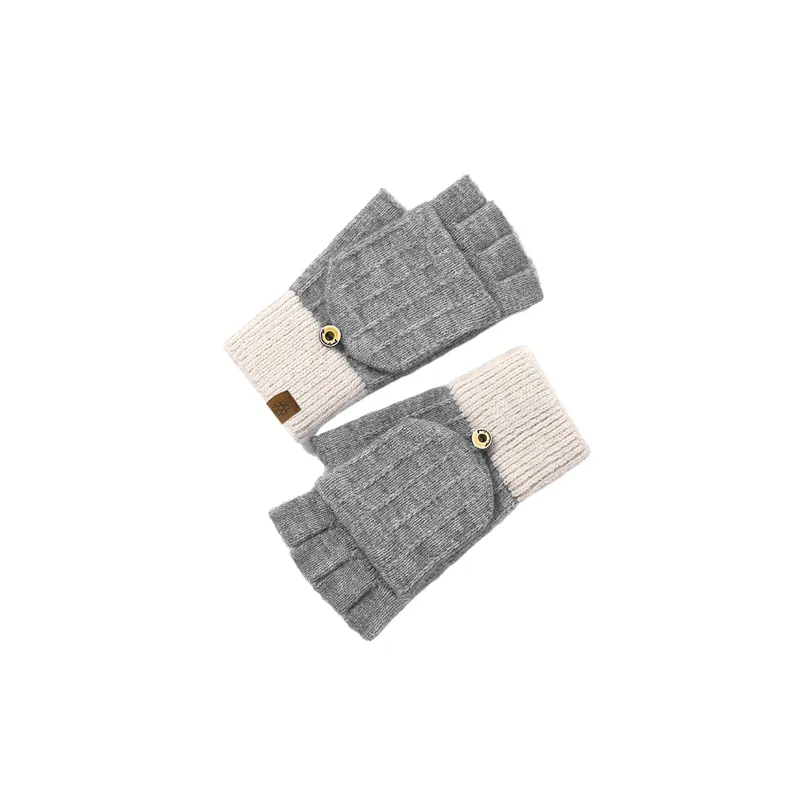 Basics Simple Knit Gloves-2