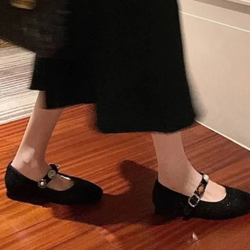 Single Casual Mary Jane Shoes-5