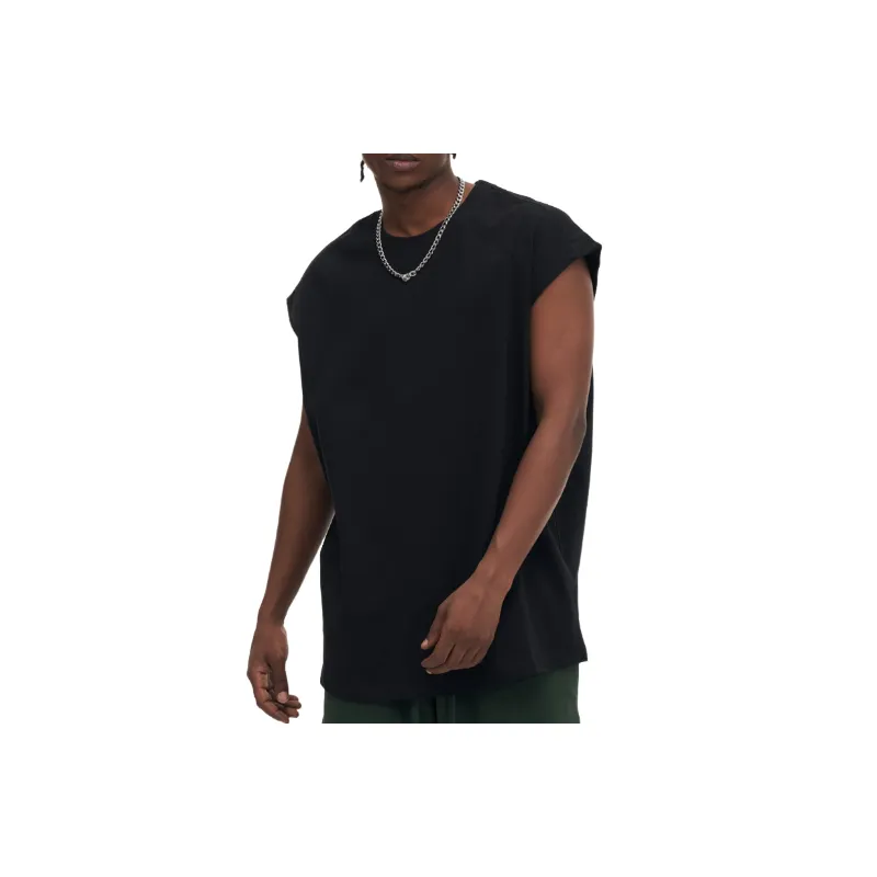 Sporty Plain Cotton Vest-6