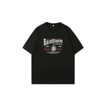 Loose Letter 100% Cotton T Shirt