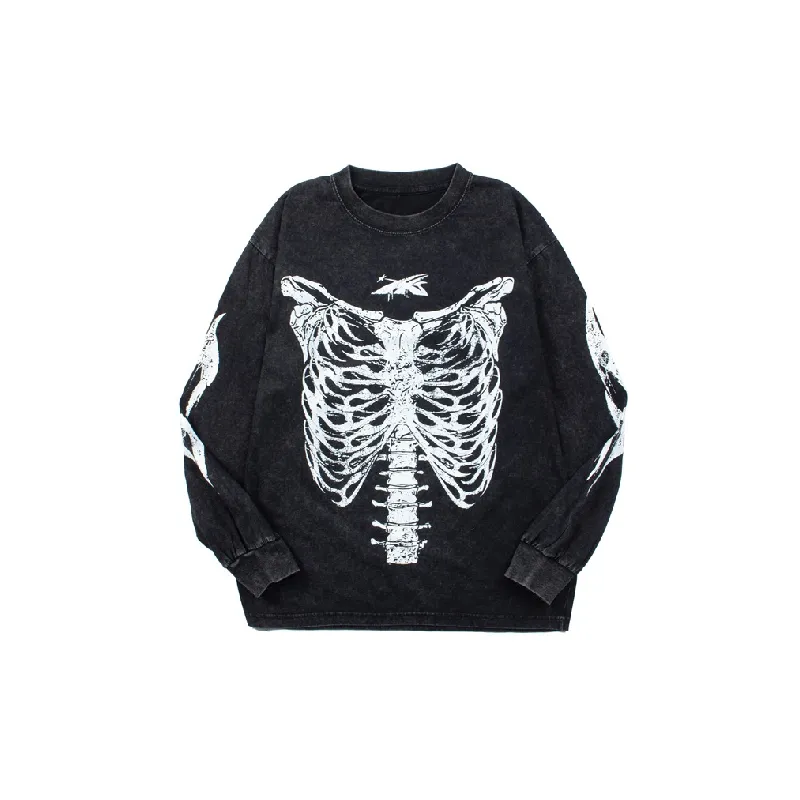 Casual Long Sleeve T Shirt-0
