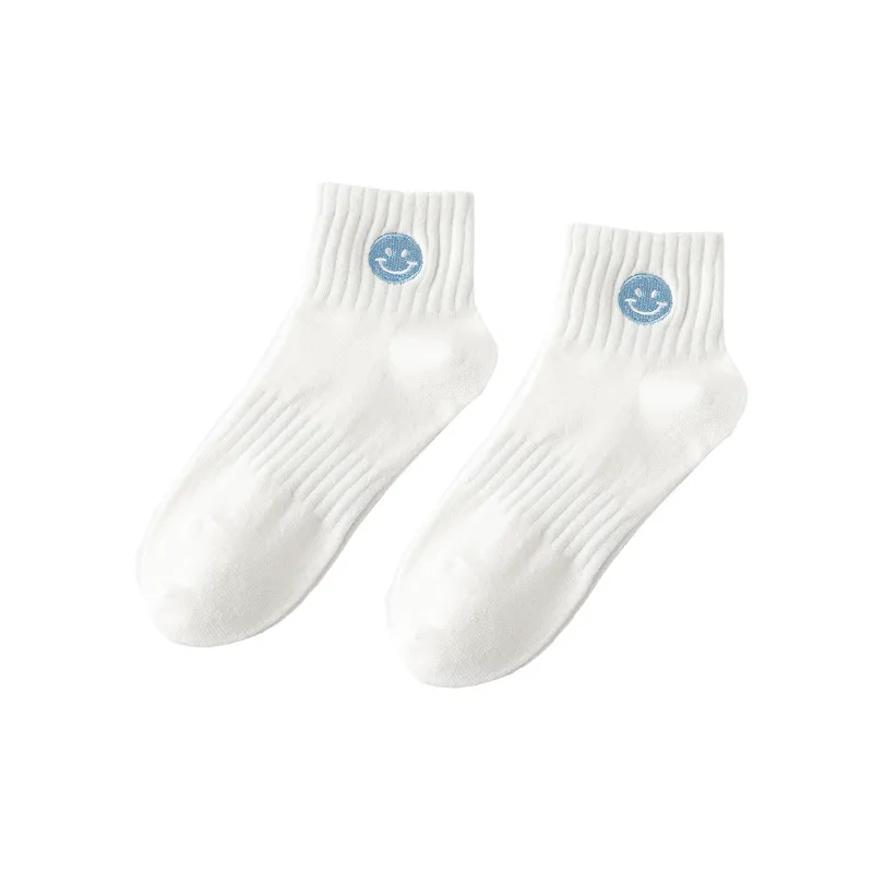 Fashionable Breathable Casual Combed Cotton Mid Calf Sock-0