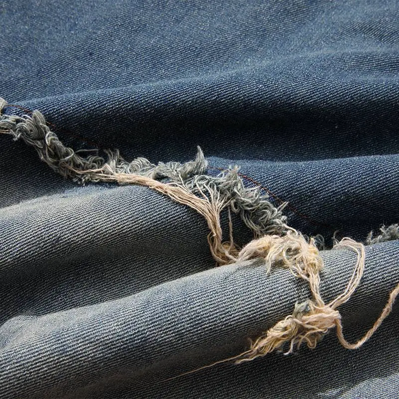 Retro Fringe Denim Shirt-3