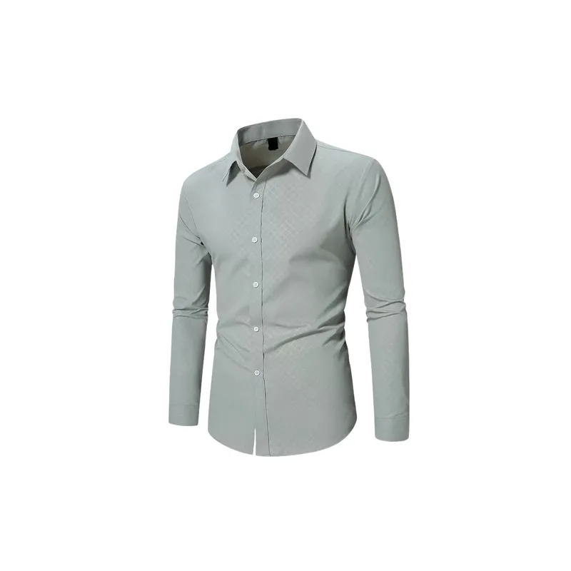 Fashionable Casual Blended Synthetic Fabrics Shirt-2