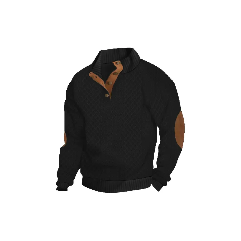 Casual Fashionable  Cotton Blended Fabric Polo-4