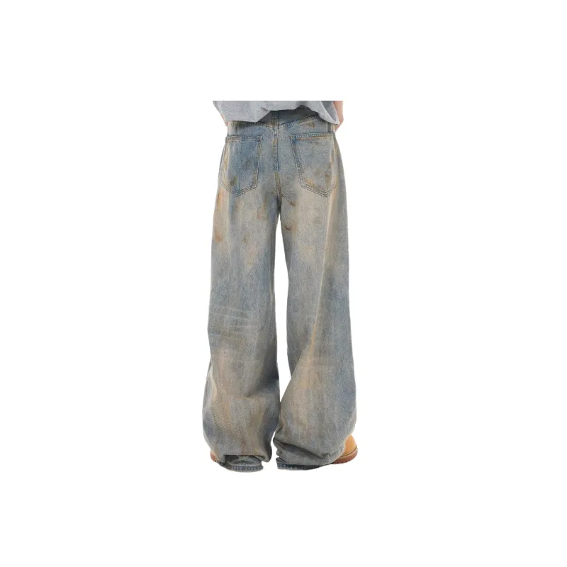 Retro Washed Jeans-3