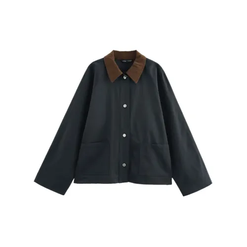 Casual Street Polyester Jacket Women