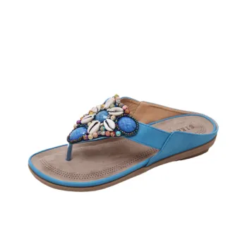 Retro Shell Flip Flops