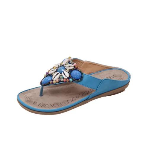 Retro Shell Flip Flops
