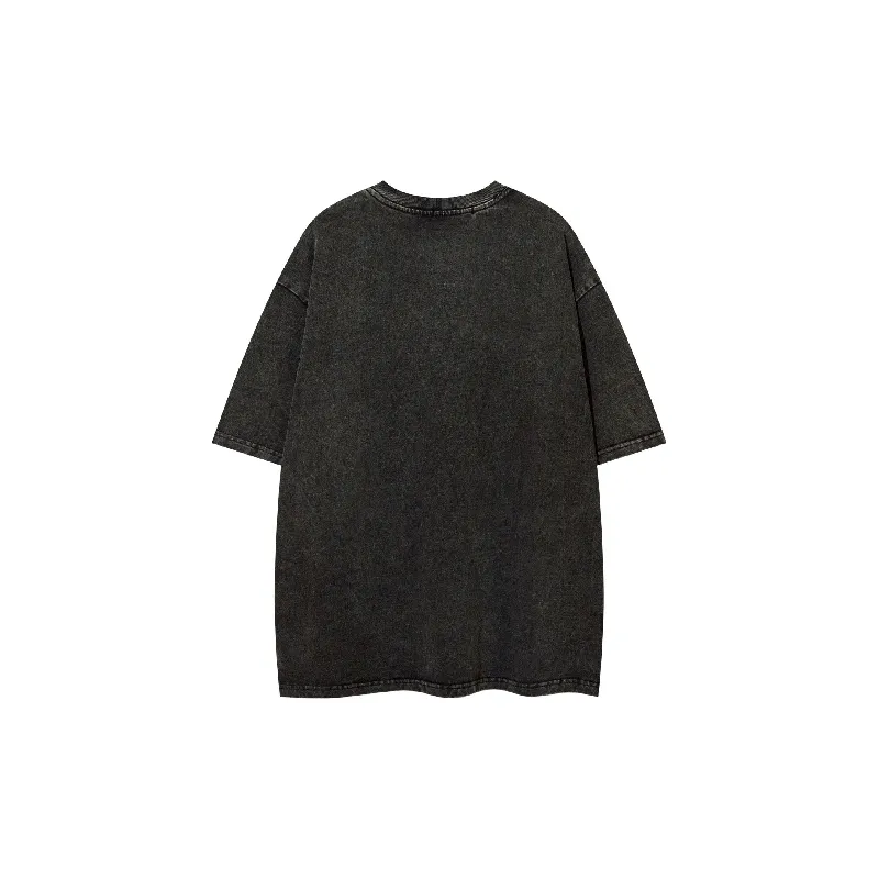 Casual Plain 100% Cotton T Shirt-3