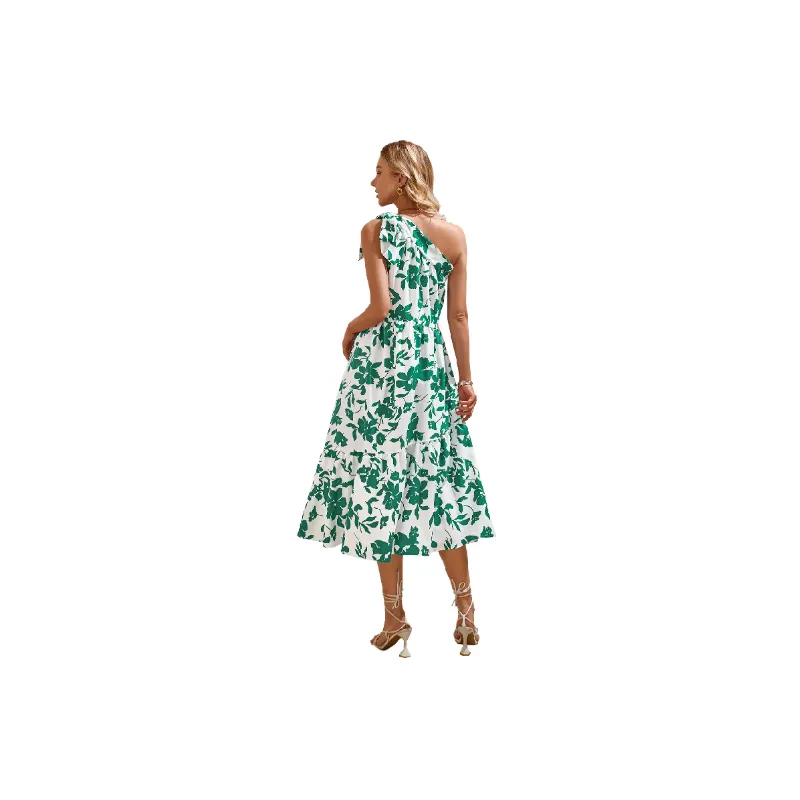 Elegant Funky Polyester Dress Women-3