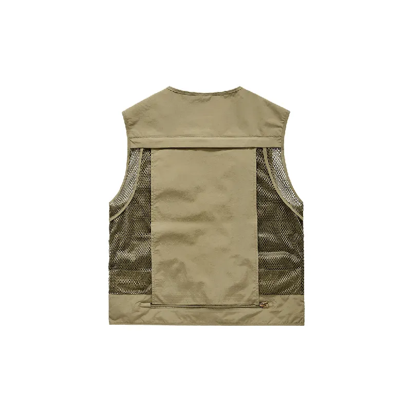 Casual Sporty Zipper Vest-8