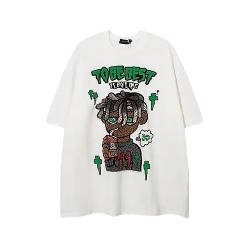 Cartoon Loose Hip-Hop Half-Sleeved T-Shirt