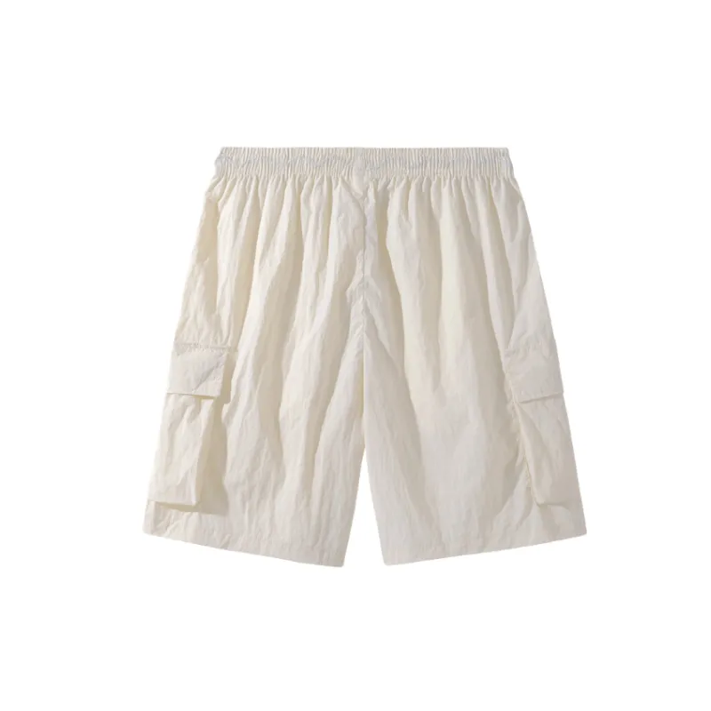 Outdoor Sporty Nylon Cargo Shorts-1