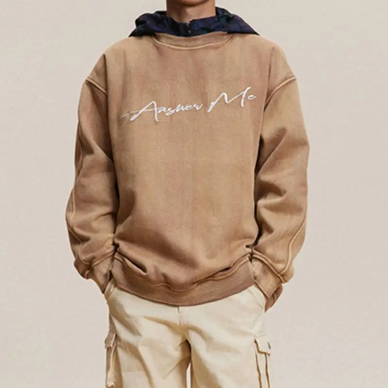 Fashion Embroidered Blended Synthetic Fabrics Sweatshirt-2