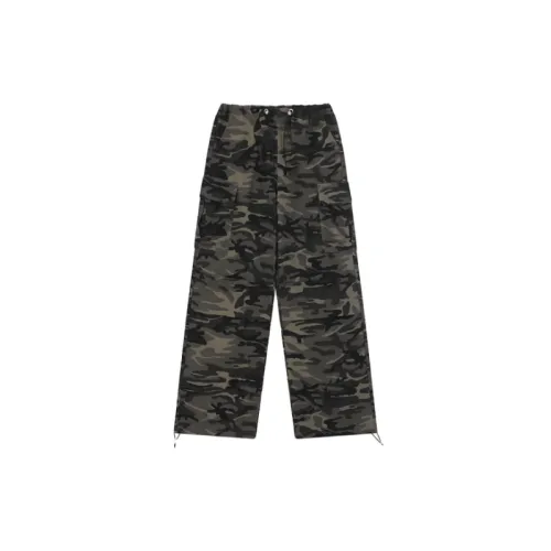 Retro Loose Straight Leg Cargo Pants