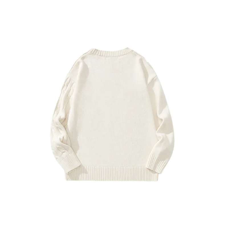 Street Loose Cotton Sweater-1