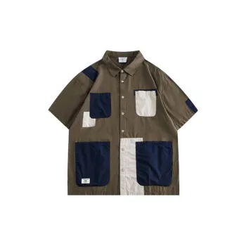 Multi Pocket Workwear Short Sleeved Shirt