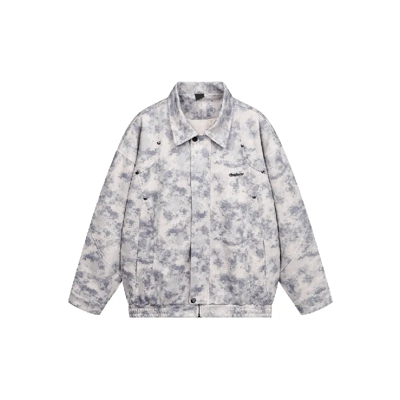 Fashion Tie Dye Jacket-0