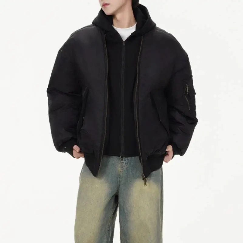 Casual Loose Quilted Jacket-9
