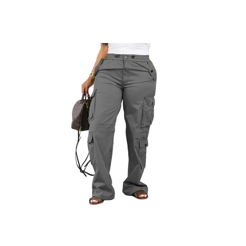 Fashionable Simple Cargo Pants-1