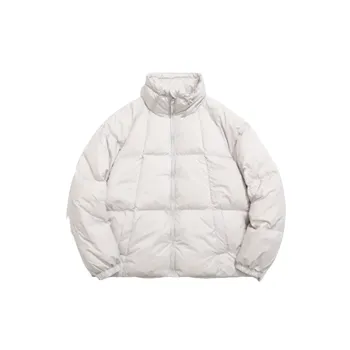 Casual Plain White Duck Down Jacket