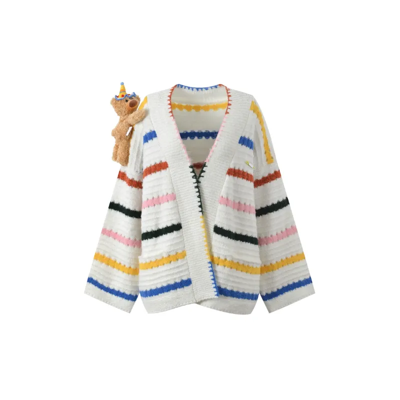 Fashionable Casual Loose Knitwear-0