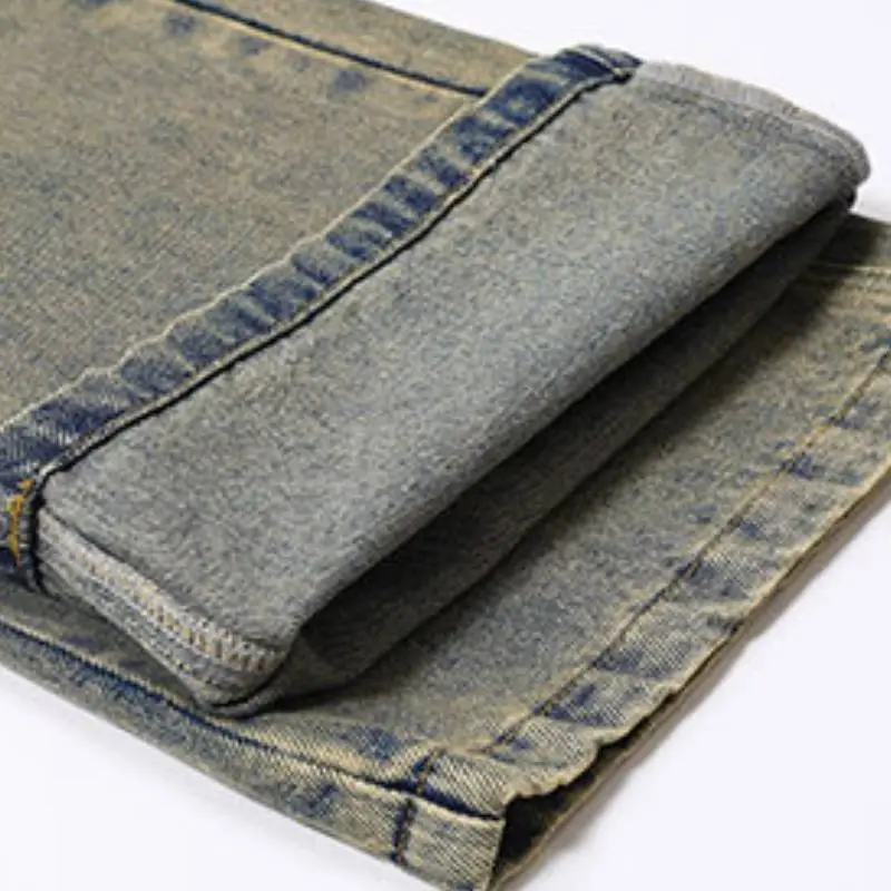 Washed Distress Jeans-5