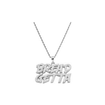 Diamond Letter Pendant Necklace