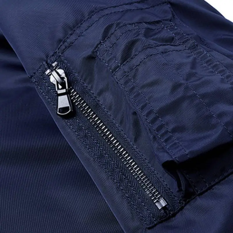 Plain Loose Nylon Jacket-4