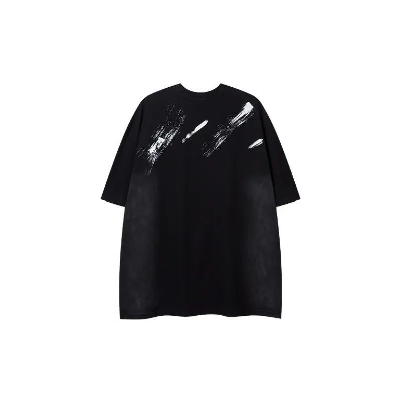 Casual Loose Combed Cotton T-Shirt-3
