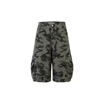 Funky Retro Cotton Cargo Shorts
