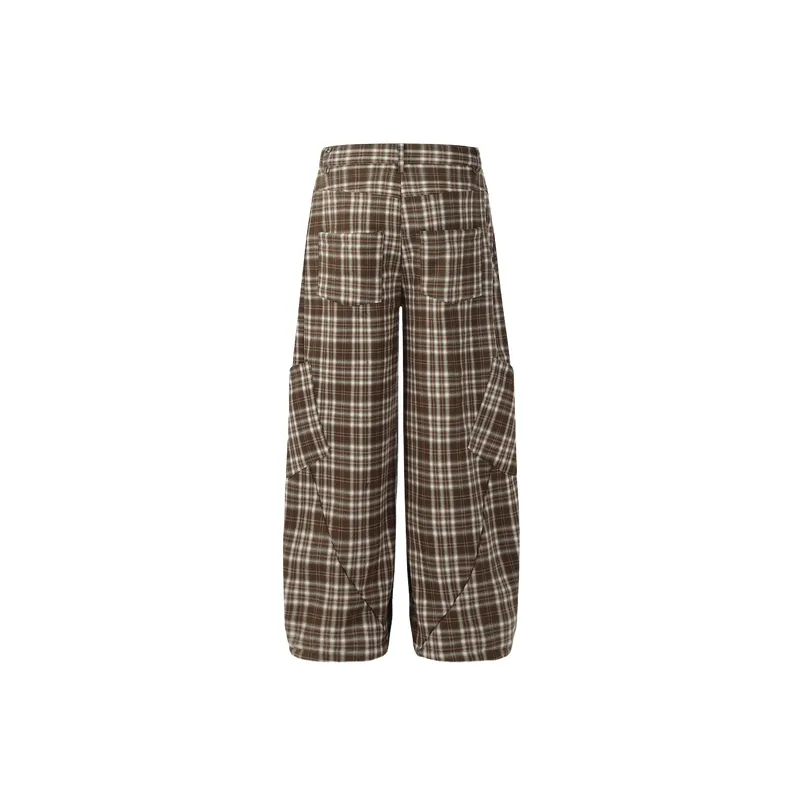 Fashionable Simple Cotton Blended Fabric Casual Pants-1