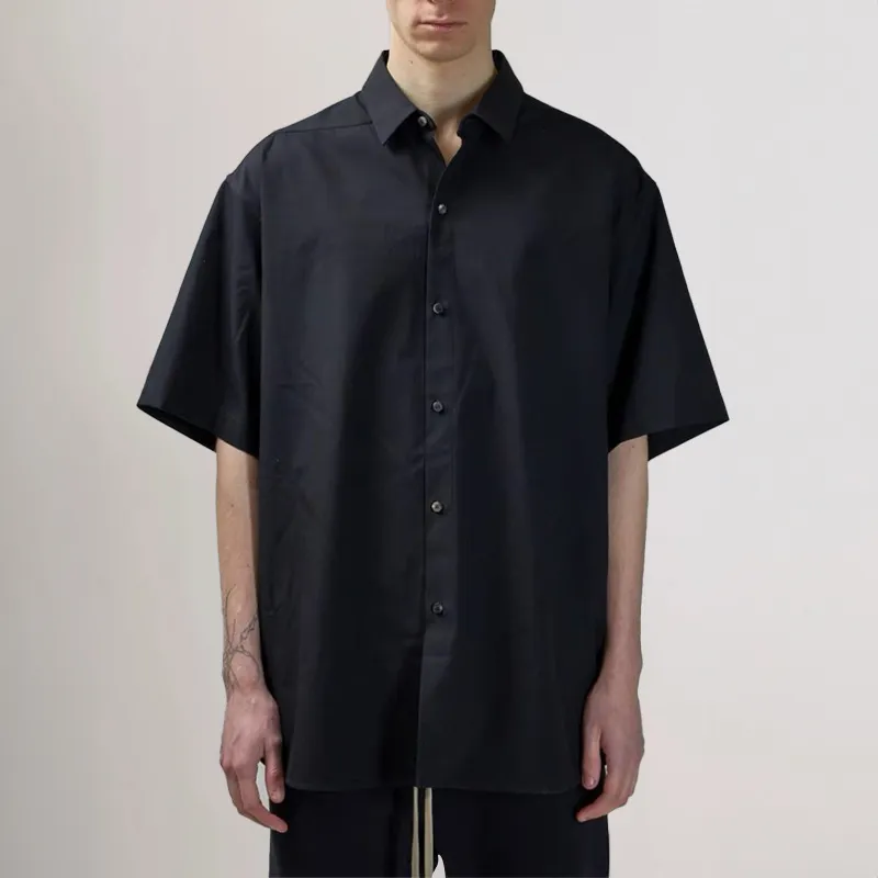 Basics Simple Combed Cotton Shirt Unisex-9
