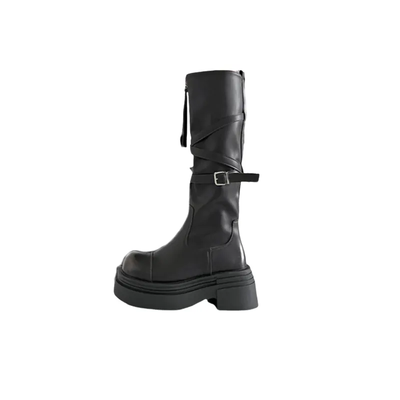 Retro Fashionable Knee High Boots-3