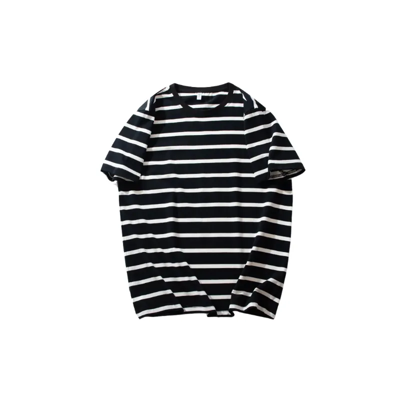 Trendy Loose Cotton Blended Fabric T-Shirt-1