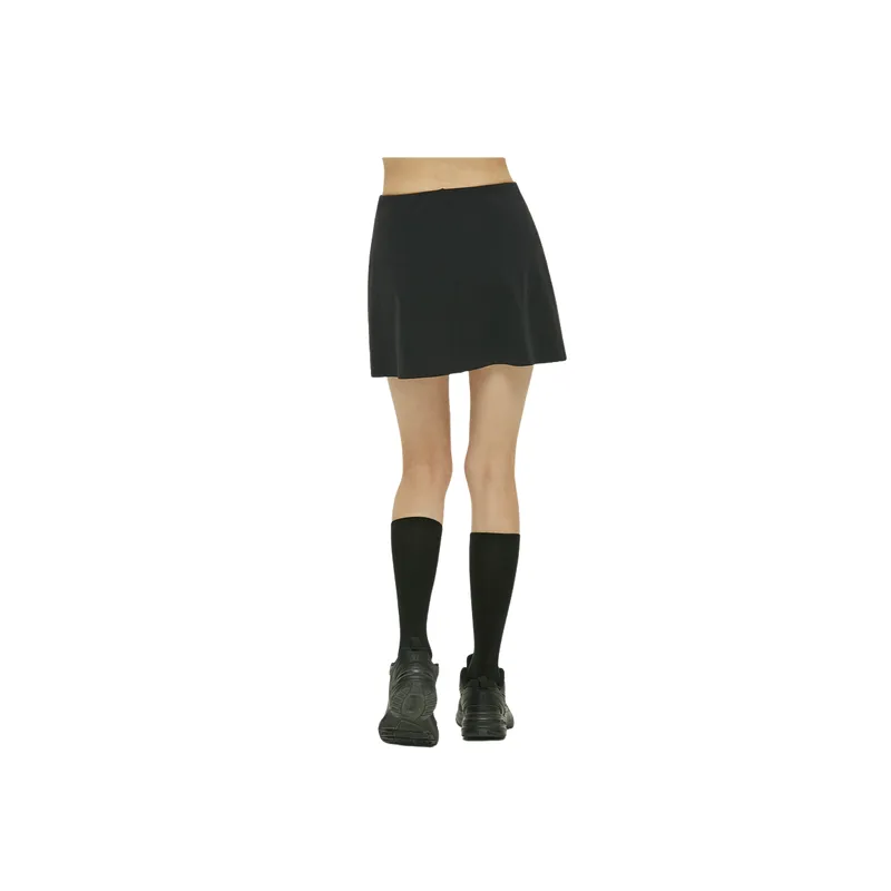 Simple Plain Spandex Casual Skirt Women-1