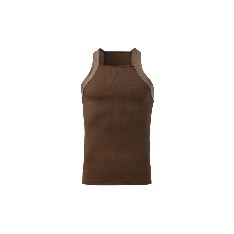 Plain Fashionable Polyester Vest-2