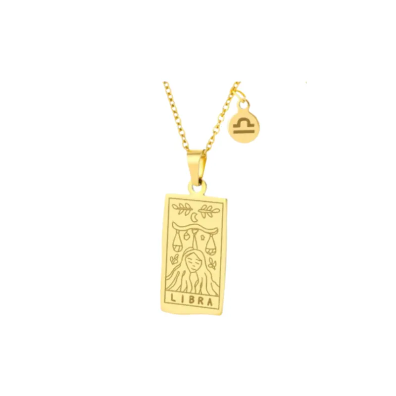 Simple Plain Necklace Unisex-4