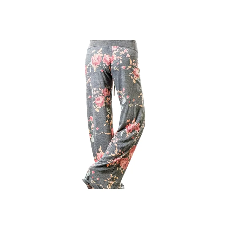 Fashionable Loose Polyester Casual Pants Women-3
