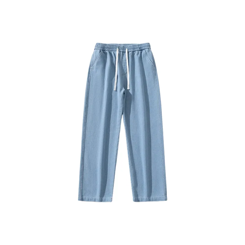 Fashionable Simple Loose Jeans-6